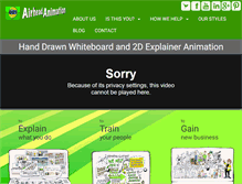 Tablet Screenshot of airheadanimation.com